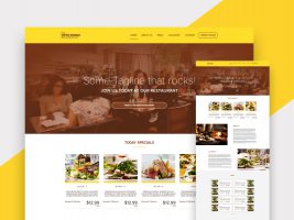 تصویر سایت رستوران-مقاله قیمت طراحی سایت رستوران